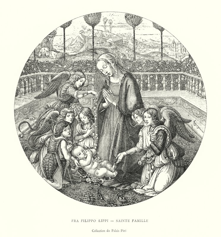 Fra Filippo Lippi, Sainte Famille, Collection du Palais Pitti da Italian School