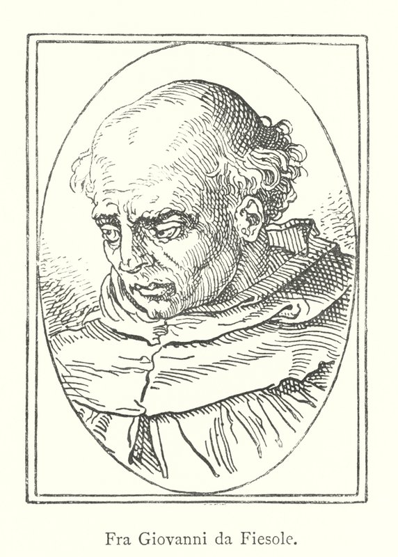 Fra Giovanni da Fiesole (incisione) da Italian School