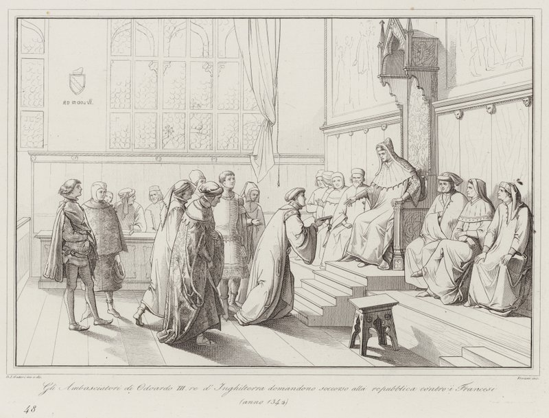 Gli ambasciatori di Edoardo III re d
