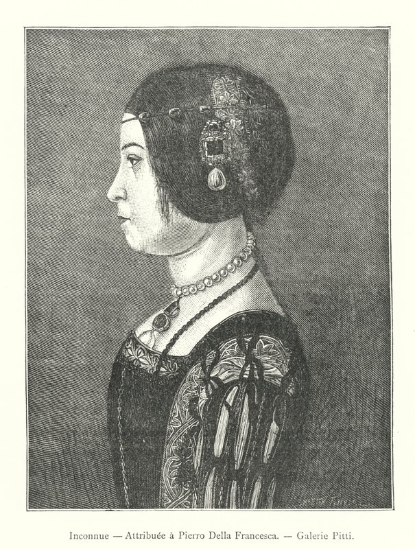 Sconosciuto, attribuito a Piero della Francesca, Galleria Pitti da Italian School