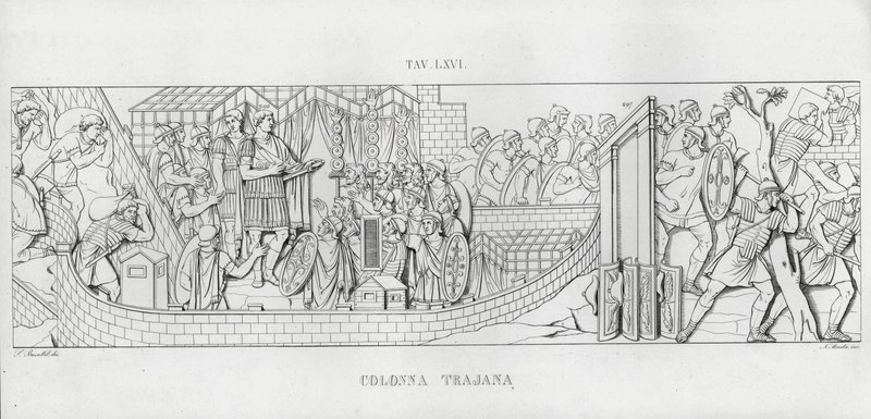 La Colonna Traiana da Italian School