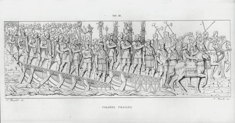 La Colonna Traiana da Italian School
