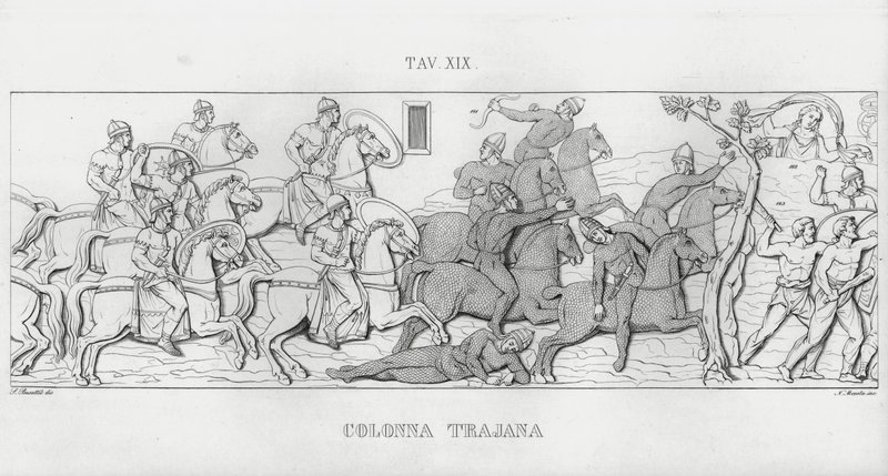La Colonna Traiana da Italian School