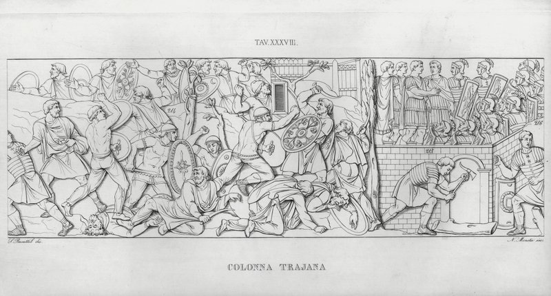 La Colonna Traiana da Italian School