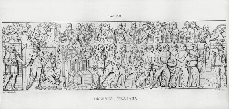 La Colonna Traiana da Italian School