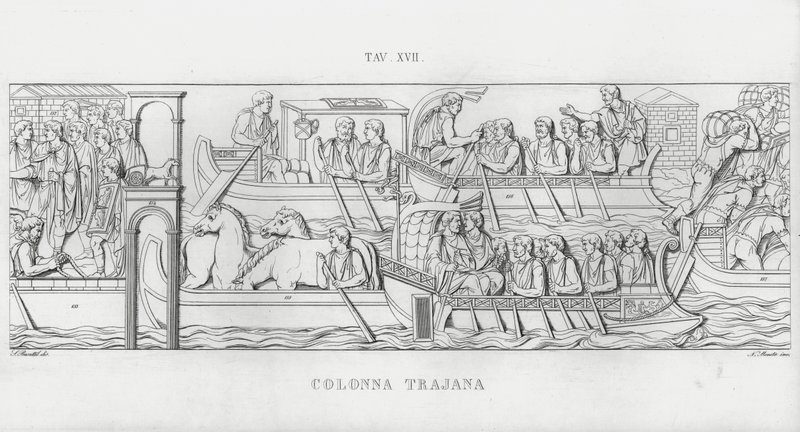 La Colonna Traiana da Italian School