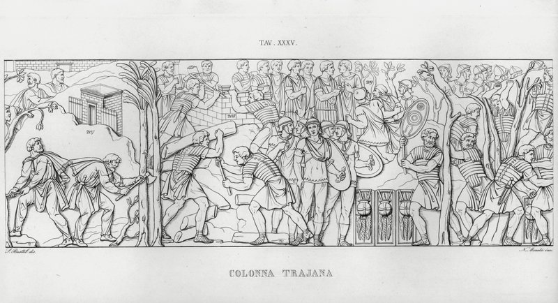 La Colonna Traiana da Italian School