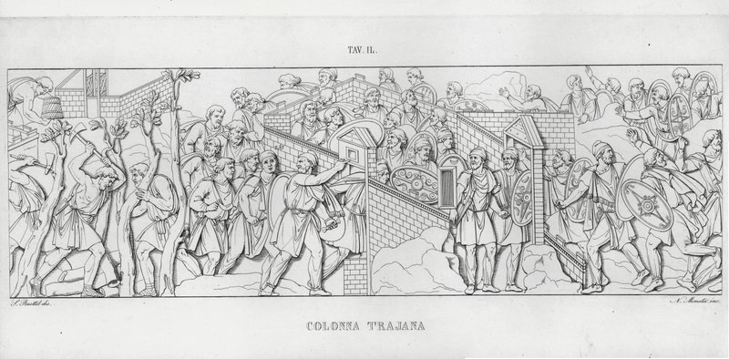 La Colonna Traiana da Italian School