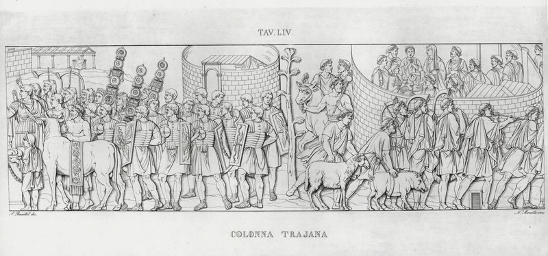 La Colonna Traiana da Italian School