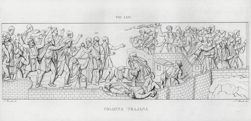 La Colonna Traiana da Italian School