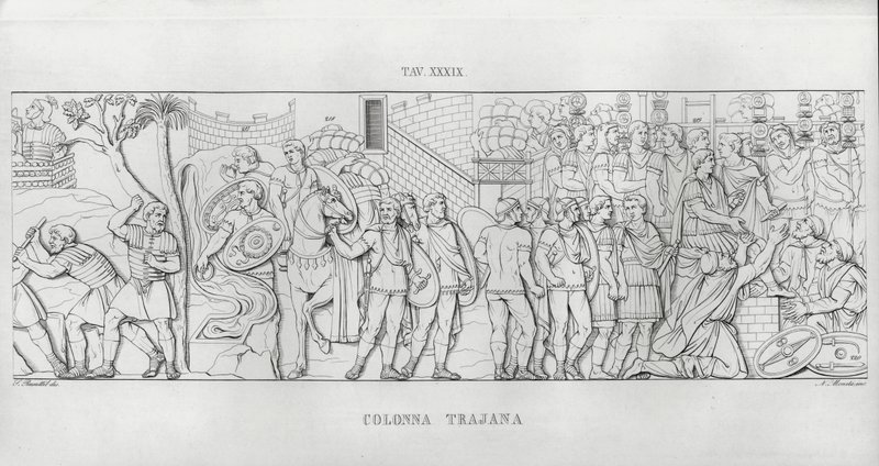 La Colonna Traiana da Italian School