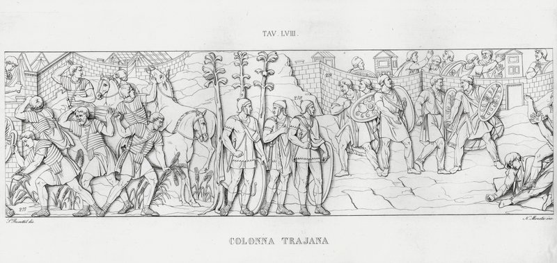 La Colonna Traiana da Italian School