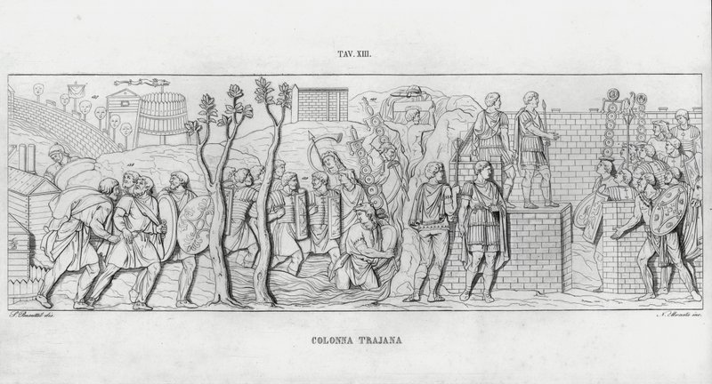 La Colonna Traiana da Italian School