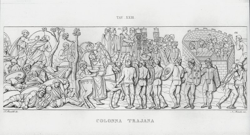 La Colonna Traiana da Italian School