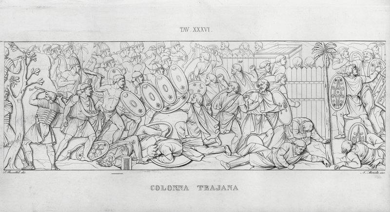 La Colonna Traiana da Italian School