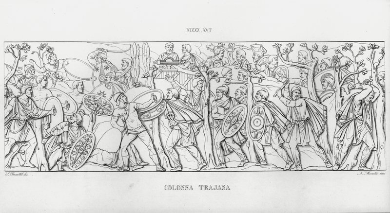 La Colonna Traiana da Italian School