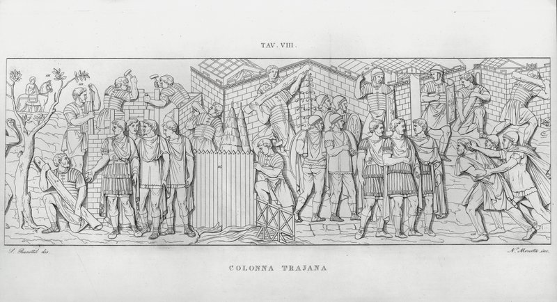 La Colonna Traiana da Italian School