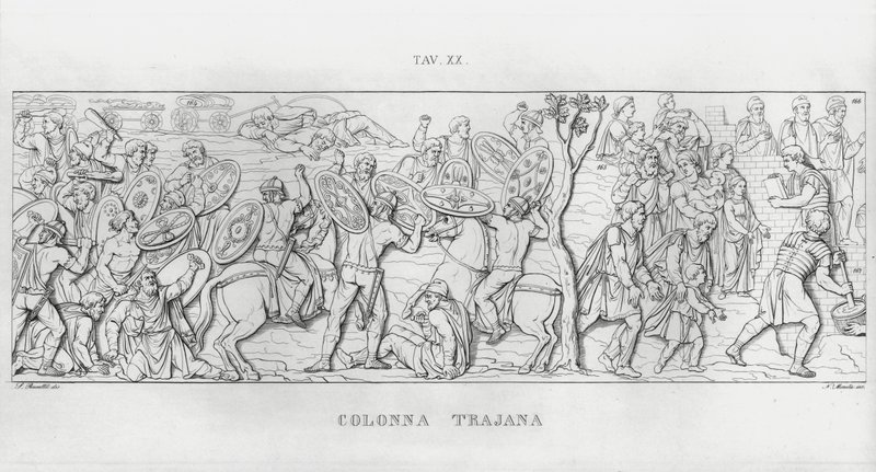 La Colonna Traiana da Italian School