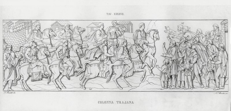 La Colonna Traiana da Italian School