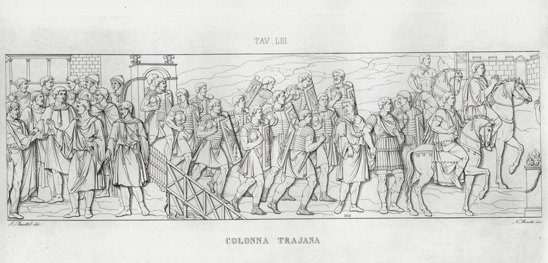 La Colonna Traiana da Italian School