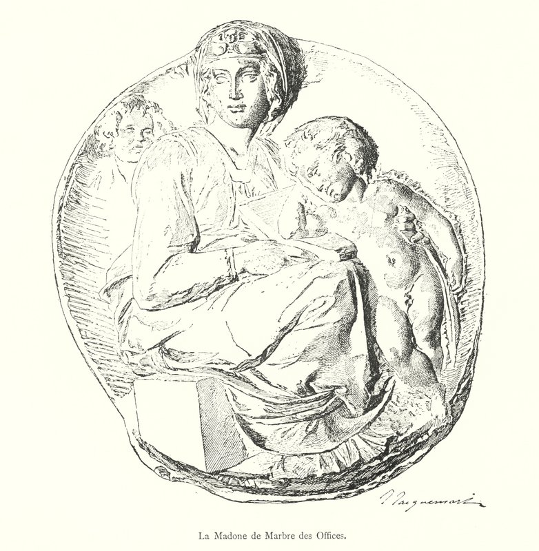 La Madonna di Marmo degli Uffizi da Italian School