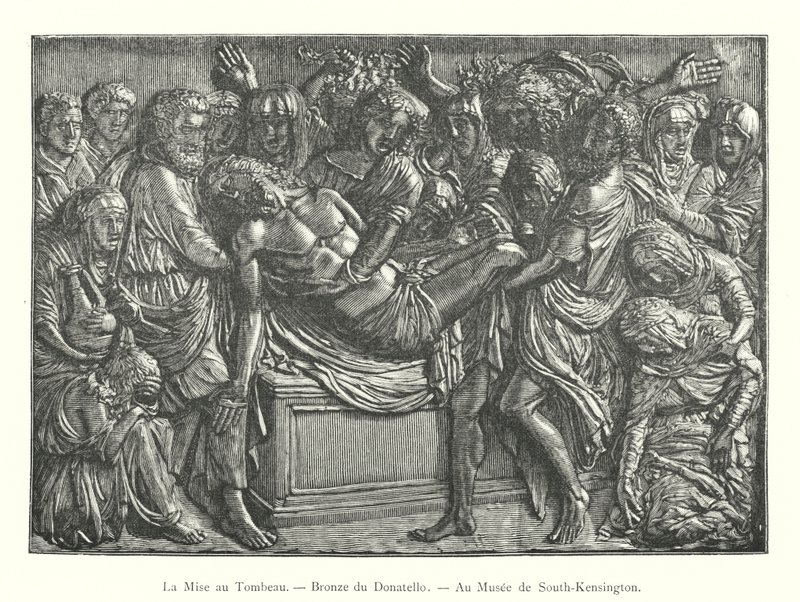 La Deposizione, Bronzo di Donatello, Al Museo di South-Kensington da Italian School