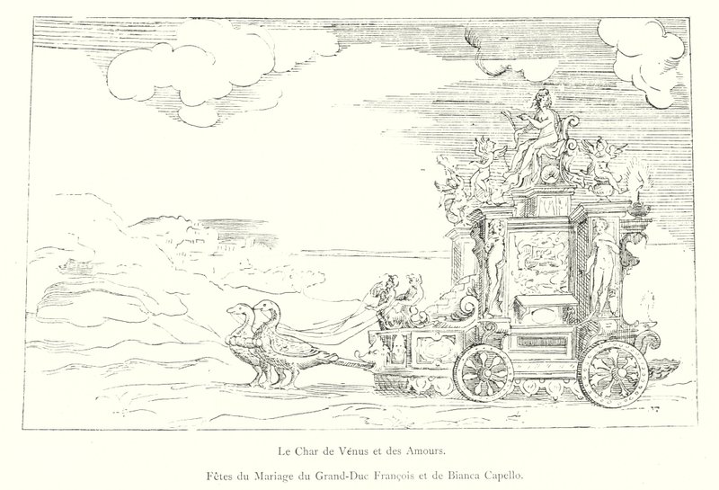 Le Char de Venus et des Amours, Fetes du Mariage du Grand-Duc Francois et de Bianca Capello da Italian School