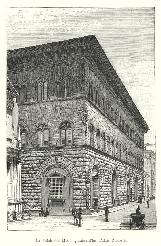 Il Palazzo dei Medici, oggi Palazzo Riccardi da Italian School