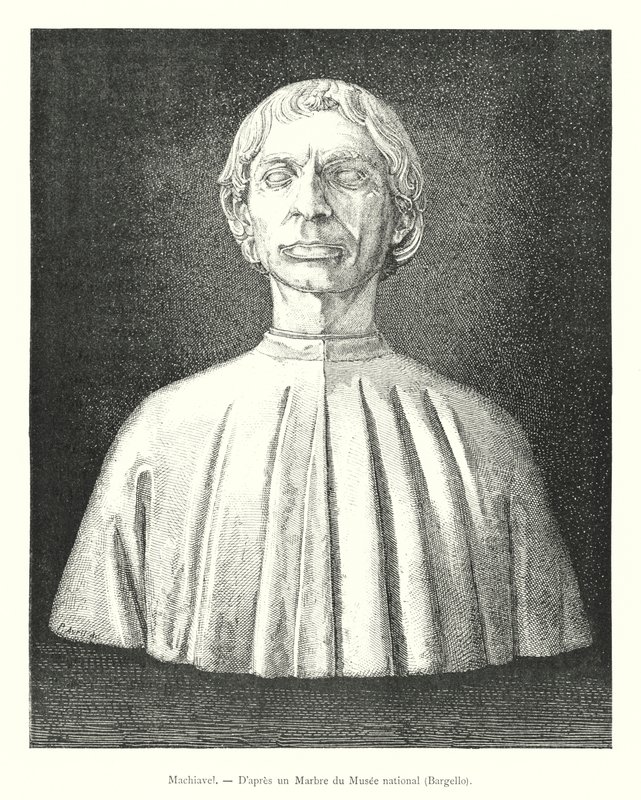 Machiavelli, secondo un marmo del Museo nazionale, Bargello da Italian School