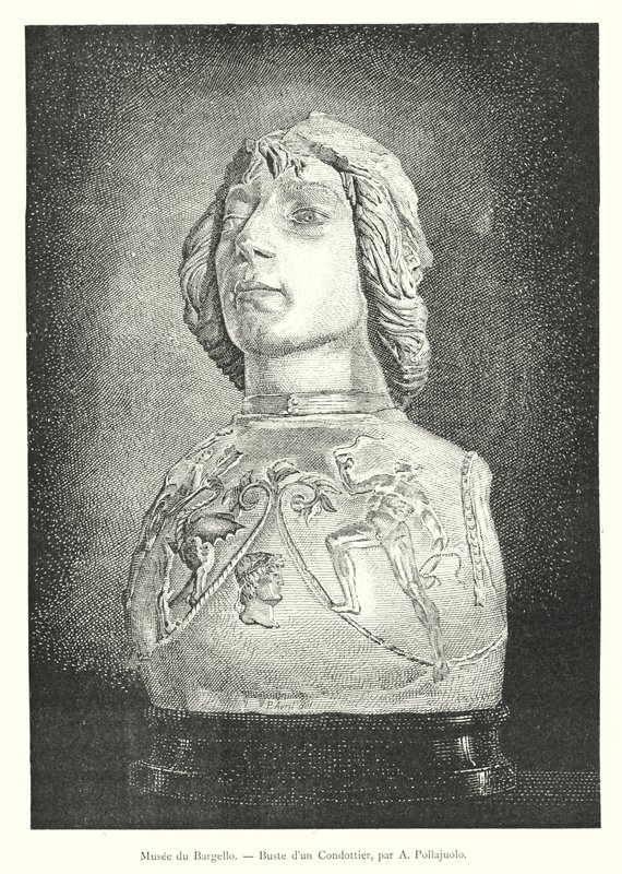 Museo del Bargello, Busto di un Condottiero, di A. Pollaiuolo da Italian School