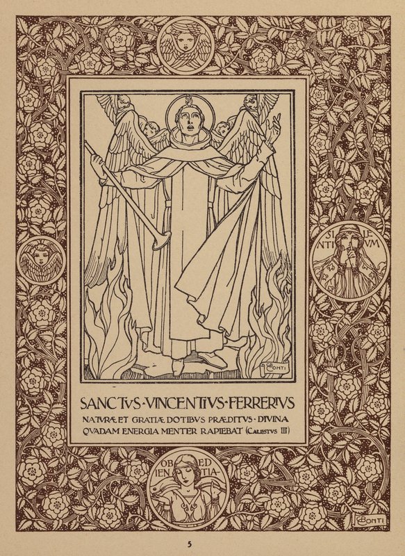 Pagina della brochure del San Domenico Palace Hotel, Taormina (litografia) da Italian School