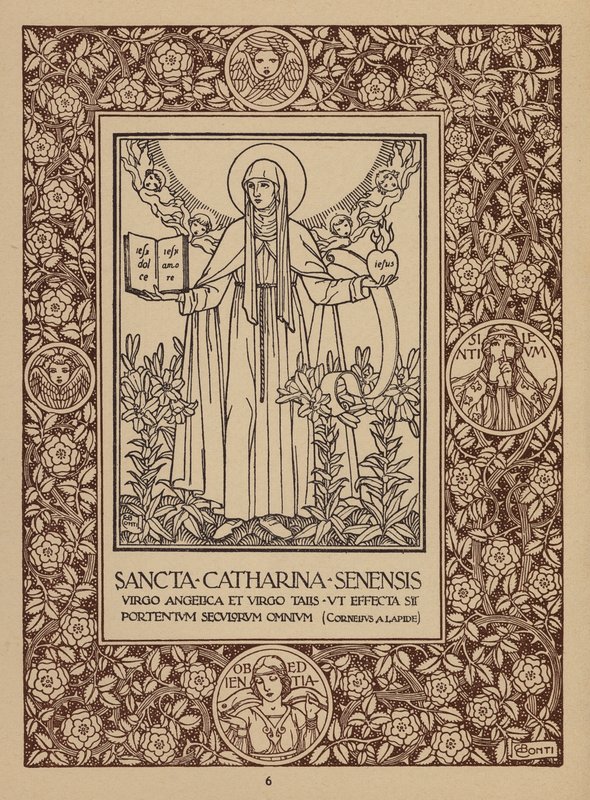Pagina della brochure del San Domenico Palace Hotel, Taormina (litografia) da Italian School