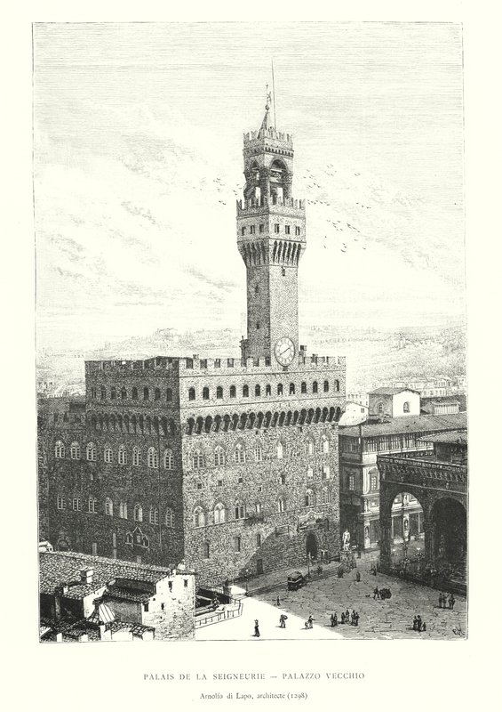 Palazzo della Signoria, Palazzo Vecchio, Arnolfo di Lapo, architetto da Italian School