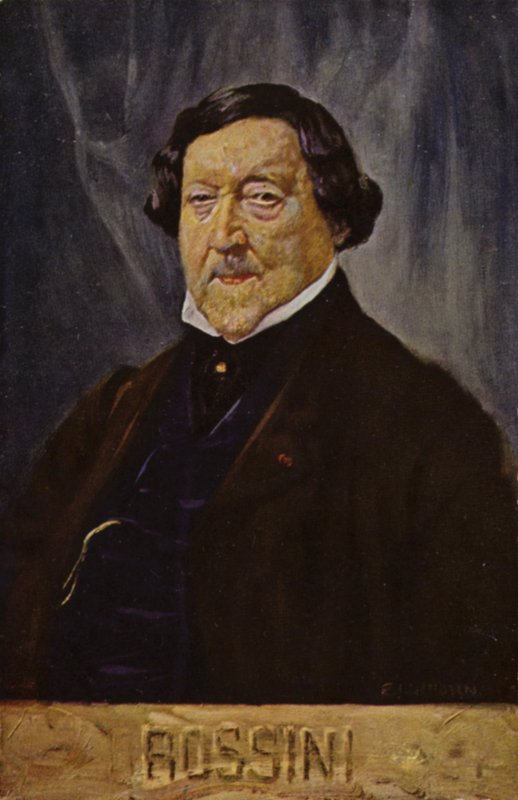 Ritratto di Gioachino Rossini da Italian School