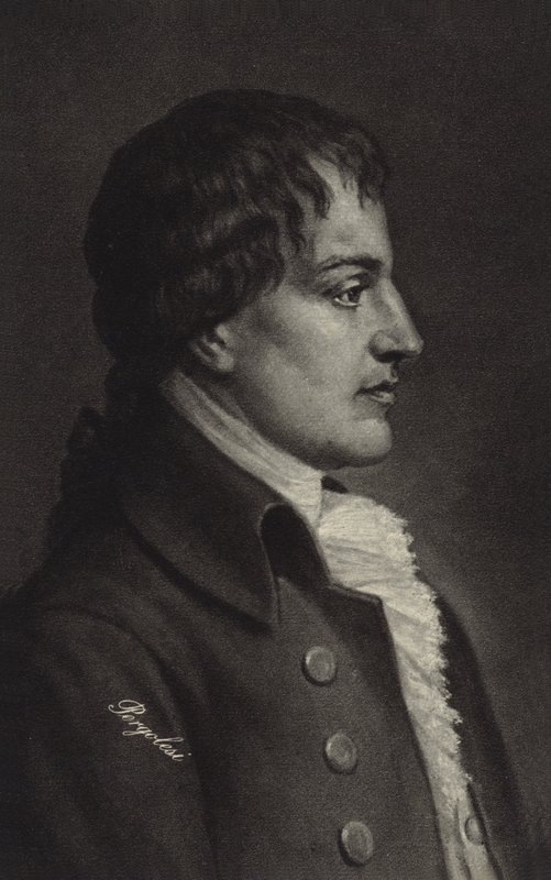 Ritratto di Giovanni Battista Pergolesi da Italian School