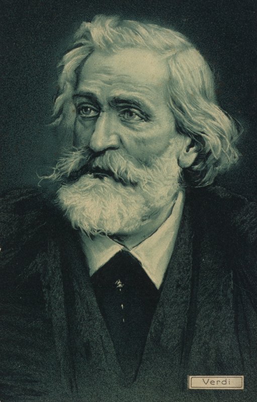Ritratto di Giuseppe Verdi da Italian School