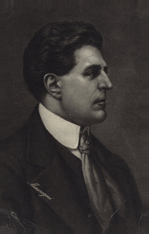Ritratto di Pietro Mascagni da Italian School