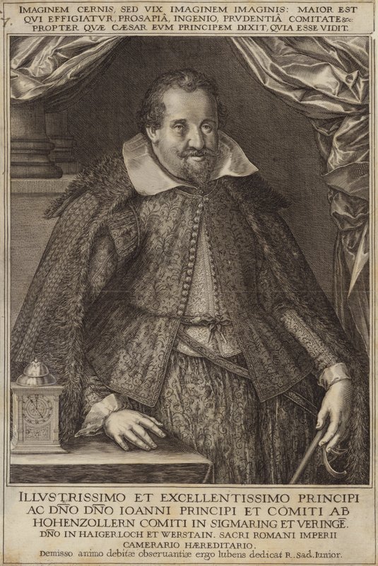 Ritratto del principe Giovanni di Hohenzollern-Sigmaringen da Italian School