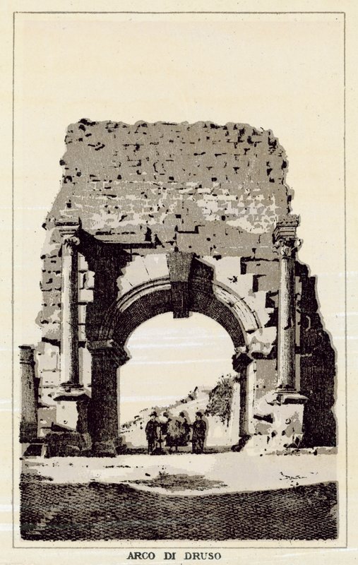 Roma: Arco di Druso da Italian School