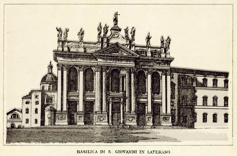 Roma: Basilica di San Giovanni in Laterano da Italian School