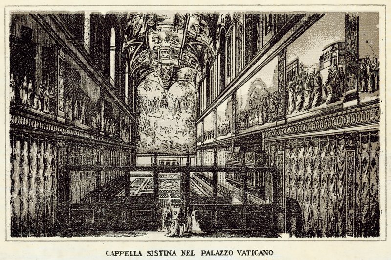 Roma: Cappella Sistina nel Palazzo Vaticano da Italian School