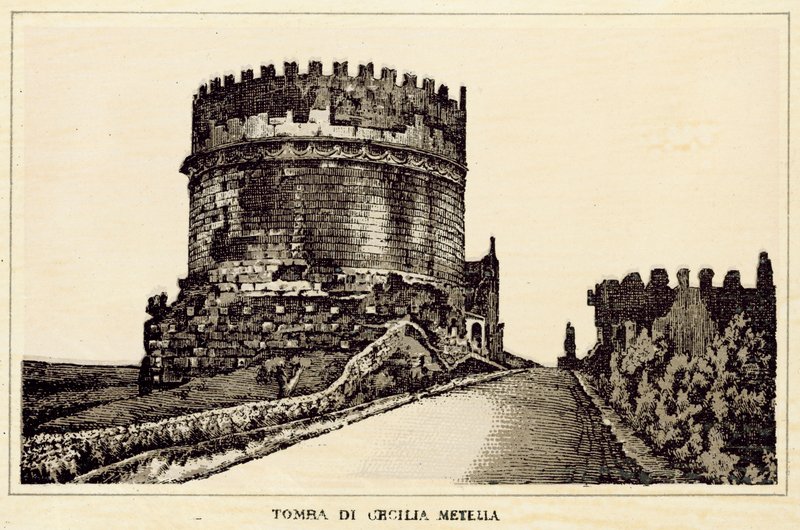 Roma: Tomba di Cecilia Metella da Italian School