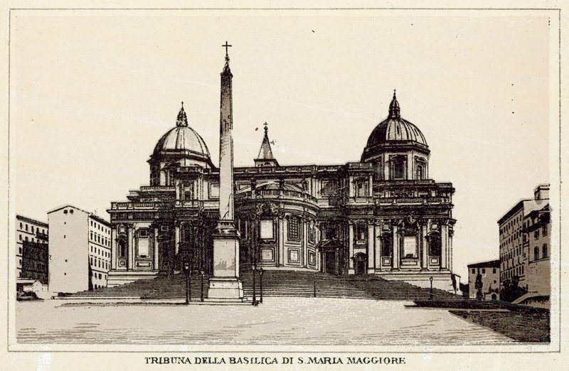 Roma: Tribuna della Basilica di Santa Maria Maggiore da Italian School