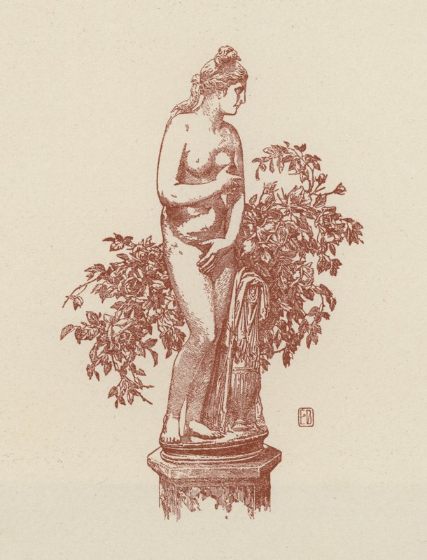 Roma, Venere Capitolina (litho) da Italian School