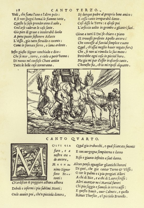 La caduta di Fetonte da Italian School