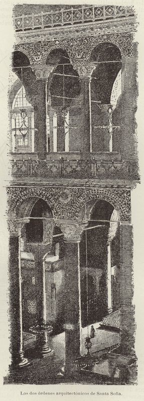 I due ordini architettonici di Santa Sofia da Italian School