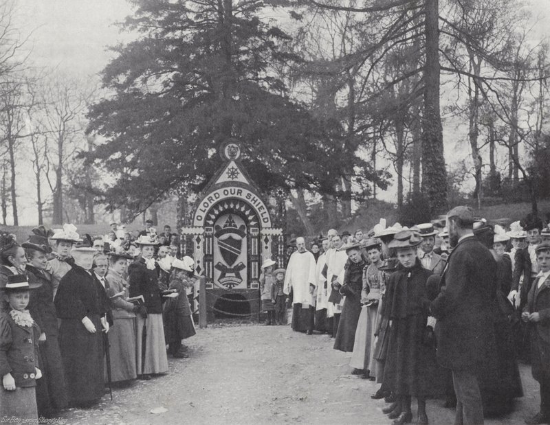 Decorazione dei pozzi a Tissington, servizio al Pozzo dell