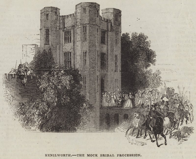 Kenilworth, il corteo nuziale fittizio da J. Jackson