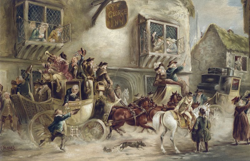 The George Inn, York da J.C. Maggs