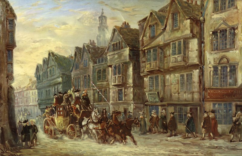 Wych Street, Strand, Londra, Giorni di Hogarth da J.C. Maggs